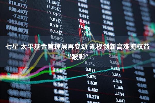 七星 太平基金管理层再变动 规模创新高难掩权益“跛脚”